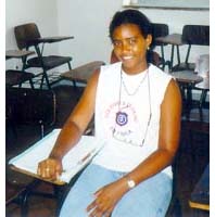One of our first students: Juliana in 1998